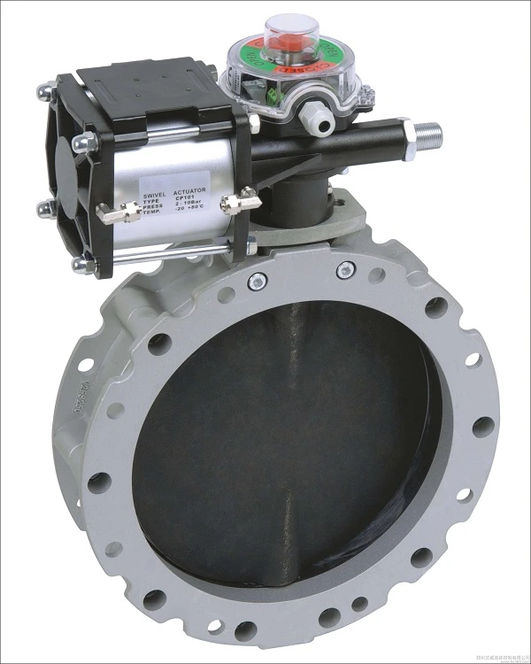Split powder valve