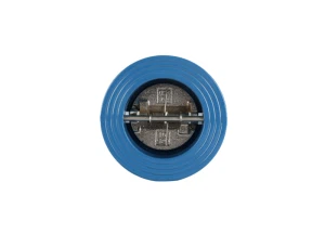 Ob Chav Phaj Wafer Kos Valve Npauj Npaim Valve Pn 10 / Pn16 Nrog Caij Nplooj Ntoos Hlav Rau Tub Rog thiab Kev Lag Luam